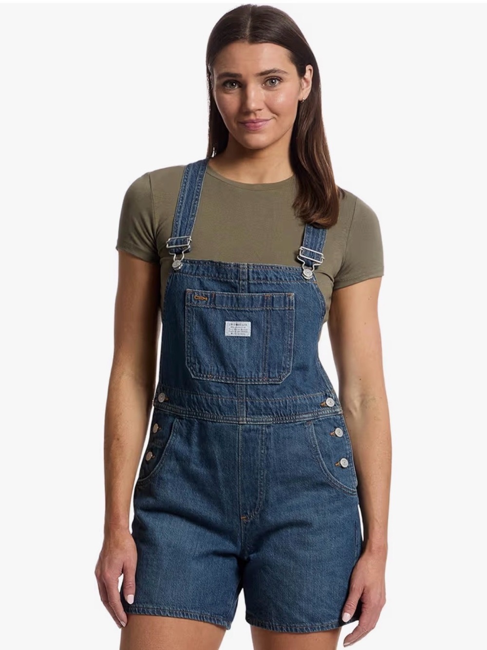 LEVI'S ® Regular Jean Overalls 'Vintage Shortall' in Blue Denim